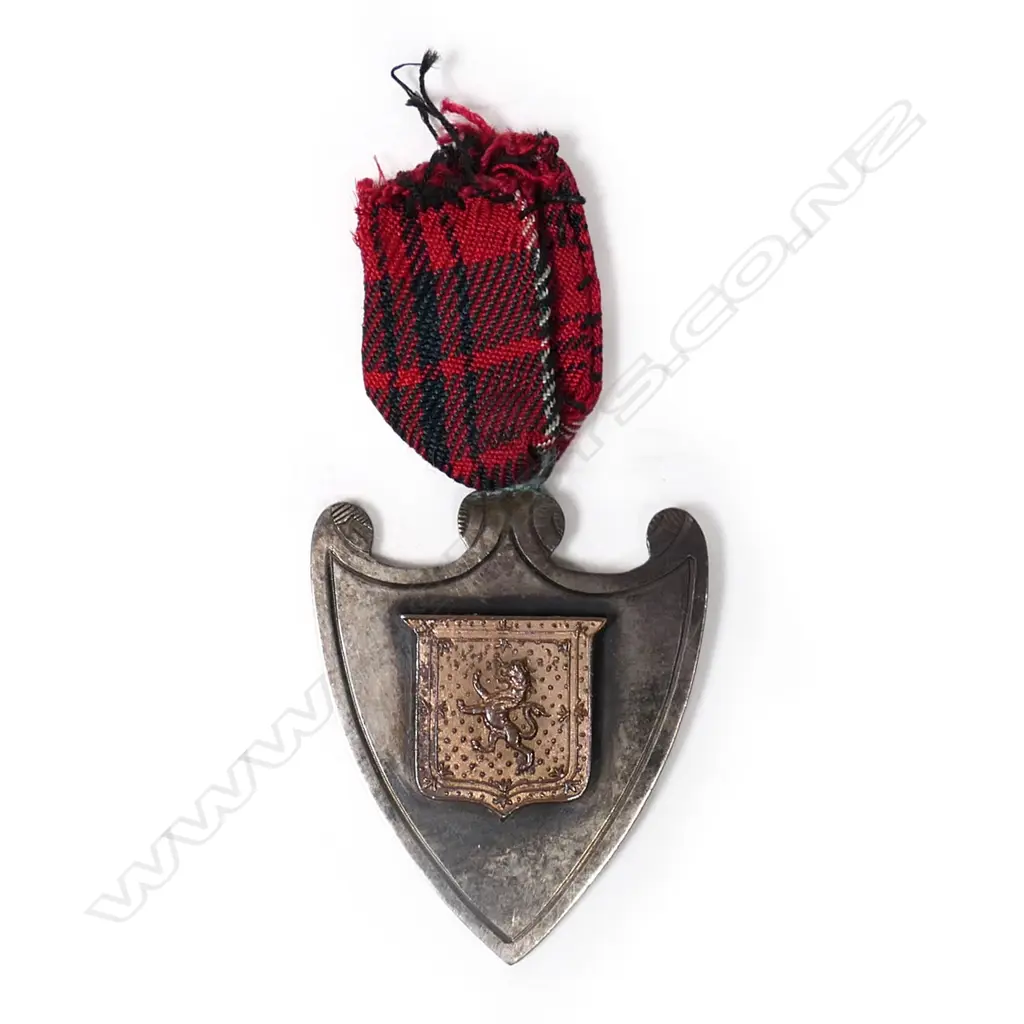 John McNab Timaru silver medallion, Image 1++